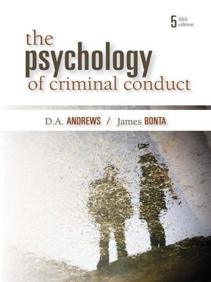 cover image of The Psychology of Criminal Conduct
